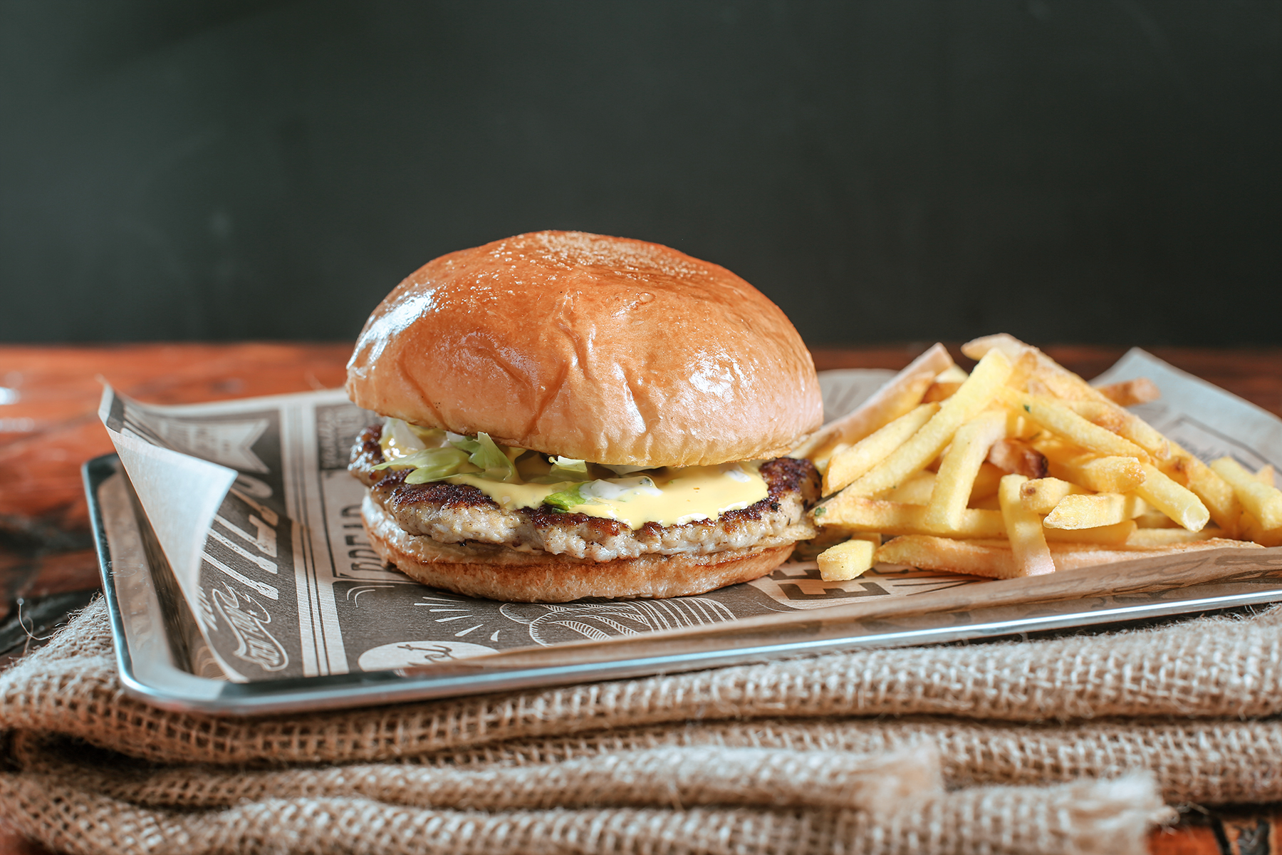 Chicken Smash Burger